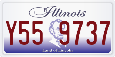 IL license plate Y559737