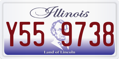 IL license plate Y559738