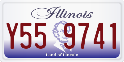 IL license plate Y559741