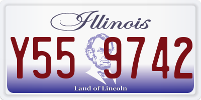 IL license plate Y559742