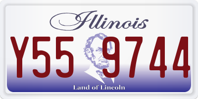 IL license plate Y559744