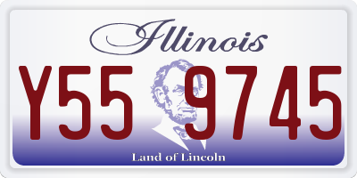 IL license plate Y559745