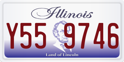 IL license plate Y559746