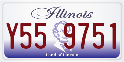 IL license plate Y559751