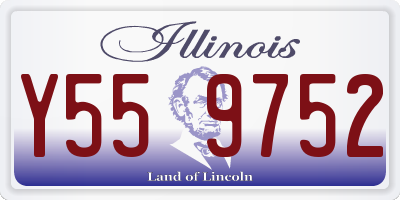 IL license plate Y559752
