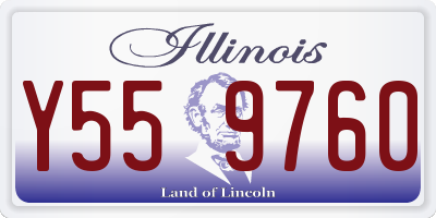 IL license plate Y559760
