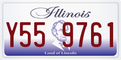 IL license plate Y559761