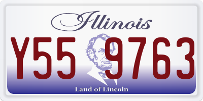 IL license plate Y559763
