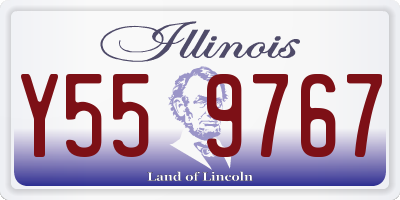 IL license plate Y559767