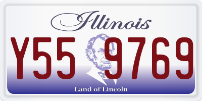IL license plate Y559769