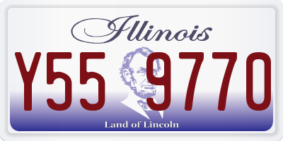 IL license plate Y559770