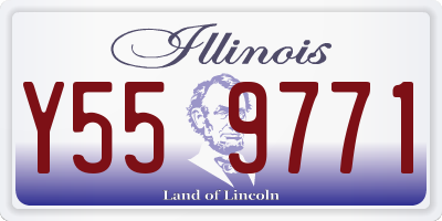 IL license plate Y559771