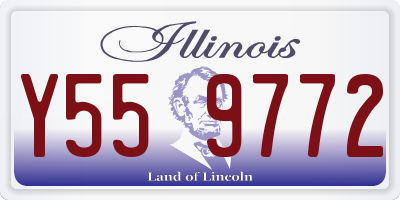 IL license plate Y559772