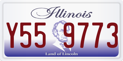 IL license plate Y559773