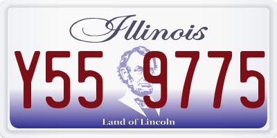 IL license plate Y559775