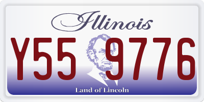 IL license plate Y559776