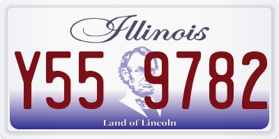 IL license plate Y559782