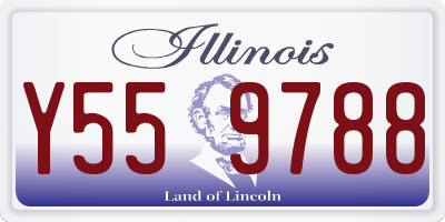 IL license plate Y559788