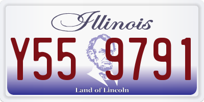 IL license plate Y559791