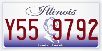 IL license plate Y559792