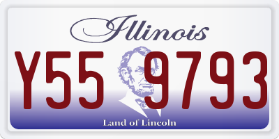 IL license plate Y559793