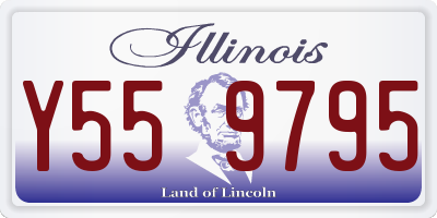 IL license plate Y559795