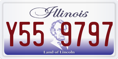 IL license plate Y559797