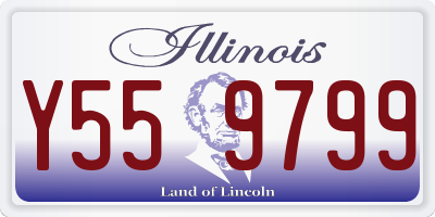 IL license plate Y559799