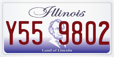 IL license plate Y559802