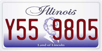 IL license plate Y559805