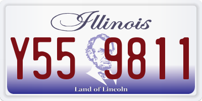IL license plate Y559811