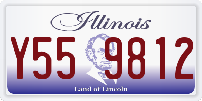 IL license plate Y559812