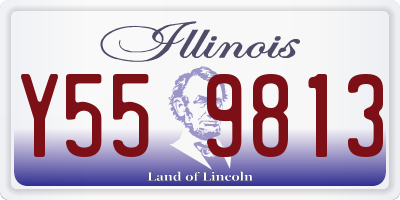 IL license plate Y559813