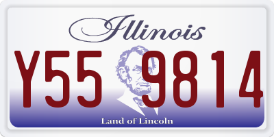 IL license plate Y559814