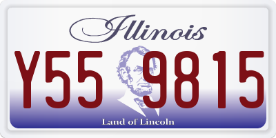 IL license plate Y559815