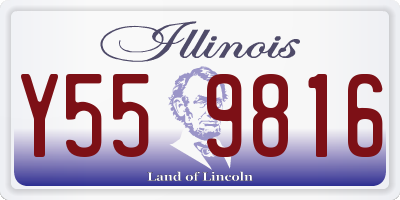 IL license plate Y559816