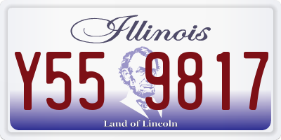 IL license plate Y559817