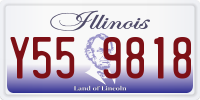 IL license plate Y559818