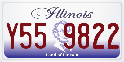 IL license plate Y559822
