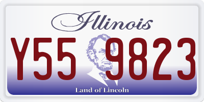IL license plate Y559823
