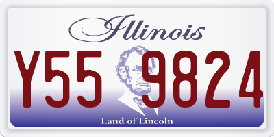 IL license plate Y559824