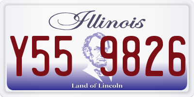IL license plate Y559826