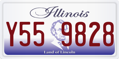 IL license plate Y559828