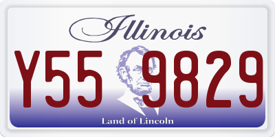 IL license plate Y559829
