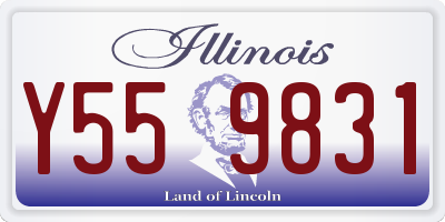 IL license plate Y559831