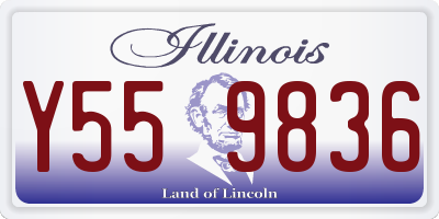 IL license plate Y559836