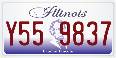 IL license plate Y559837