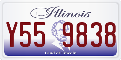 IL license plate Y559838