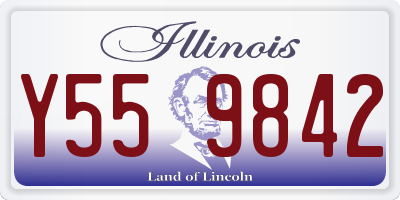 IL license plate Y559842