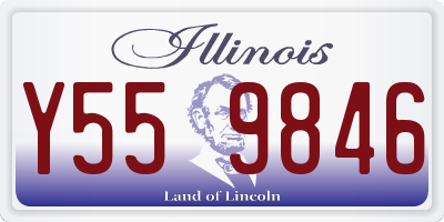 IL license plate Y559846